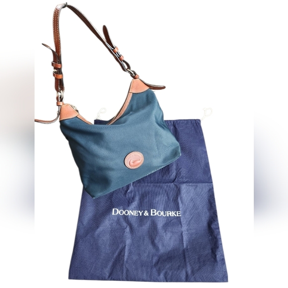 Dooney & Bourke Handbags - Dooney & Bourke Nylon Navy Blue Erica Shoulder Bag